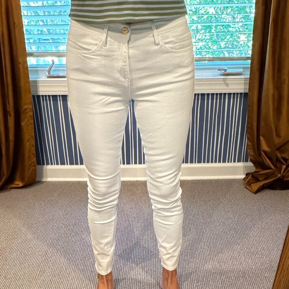 Frame Le Skinny de Jeane White Jeans - Size 29